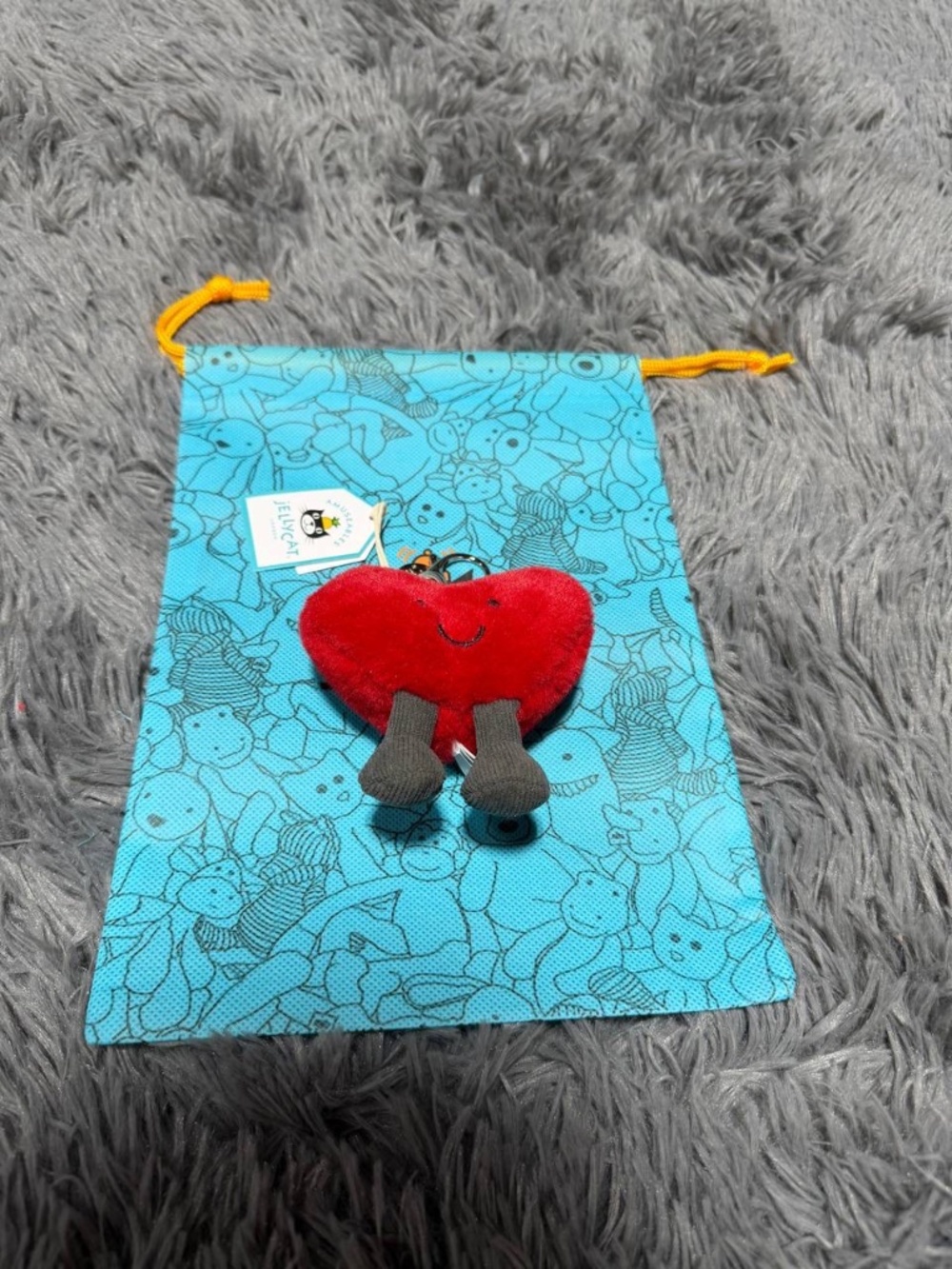 Jellycat Amuseables Heart Bag Charm